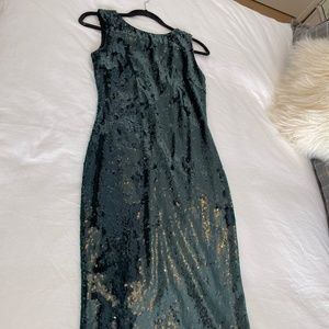 Green sequin Dress